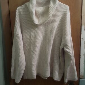 Cozy Cream Turtleneck Sweater